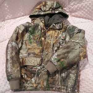 Redhead Youth Kids Small Camo Hooded Jacket
